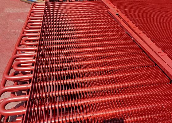 ASME کتل رنگ آمیزی فولاد کربن H Fin Tube تقویت انتقال گرما