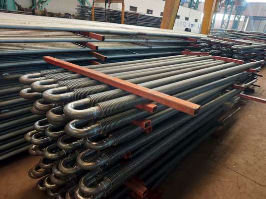 لوله پره دار مارپیچی دیگ بخار سفارشی فولاد کربن جوشکاری با فرکانس بالا با راندمان بالا