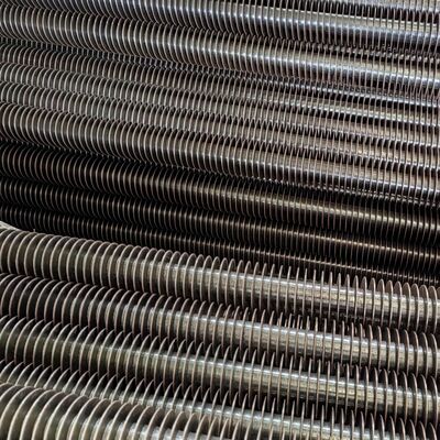 High-Efficiency SA213 Stainless Steel Boiler Serrated Spiral Fin Tube with High Heat Transfer and Compact Structure