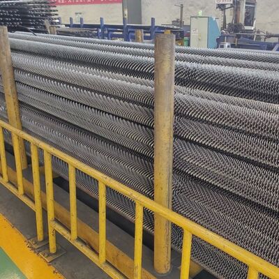 لوله پره دار مارپیچی دیگ بخار استاندارد ASME فولاد کربنی برای اکونومایزرهای نیروگاه