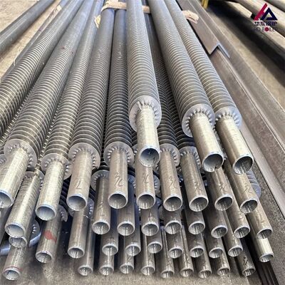 مبدل حرارتی لوله ای با پره های مارپیچی دندانه دار جامد، ضد خاکستر، فولاد ضد زنگ