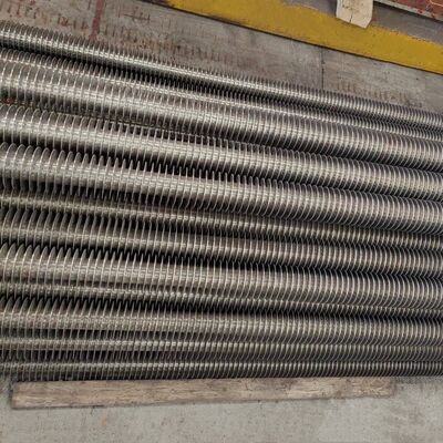 فولاد کربن ASME استاندارد لوله بالدار مارپیچ برای انتقال گرما دیگ با مشخصات سفارشی