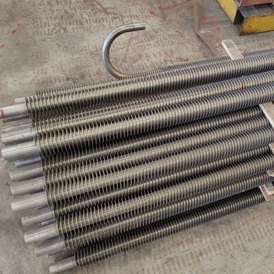 فولاد کربن ASME استاندارد لوله بالدار مارپیچ برای انتقال گرما دیگ با مشخصات سفارشی