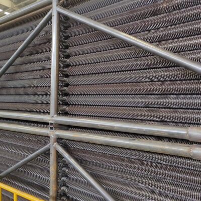 فولاد ضد زنگ فولاد کربنی لوله پره دار مارپیچی دیگ بخار سفارشی برای قطعات تحت فشار دیگ بخار