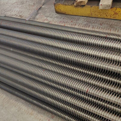 فولاد ضد زنگ فولاد کربنی لوله پره دار مارپیچی دیگ بخار سفارشی برای قطعات تحت فشار دیگ بخار