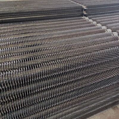 لوله پره دار مارپیچی دیگ بخار فولادی کربنی رنگ شده با استاندارد ASME با مشخصات سفارشی برای کاربردهای مبدل حرارتی