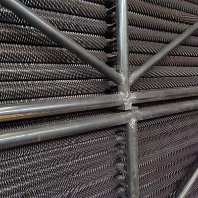 لوله پره دار مارپیچی دیگ بخار فولادی کربنی رنگ شده با استاندارد ASME با مشخصات سفارشی برای کاربردهای مبدل حرارتی