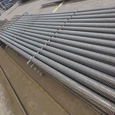 لوله پره دار مارپیچی فولاد کربنی برای افزایش راندمان انتقال حرارت با مشخصات سفارشی