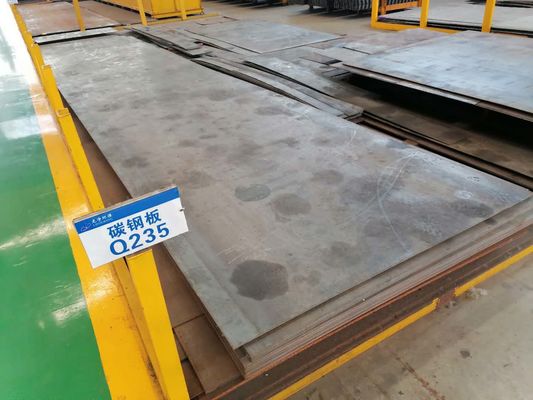 ورق فولادی ضد زنگ نورد سرد یا گرم نورد 6 - 80mm Q235 Q345 B C D E