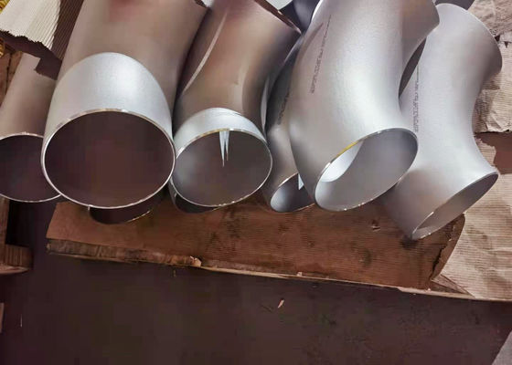 شات انفجار TP304 DN15 لوله جوش داده شده با لب به لب تاشو آرنج