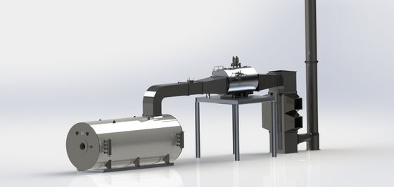 دیگ بخار حامل حرارتی سیستم چرخش گاز دودکش 1.6MPa