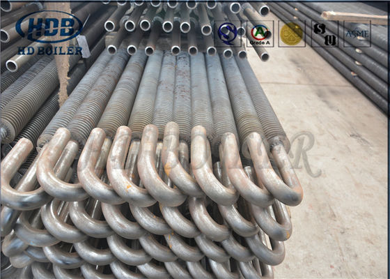 H لوله های اکونومایزر دیگ بخار تخت سیال گردشی Finned