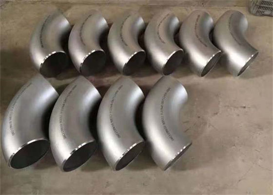 سطح فشار لوله های فولادی ضد زنگ ASTM A234 زانویی 3D Radius SCH5S