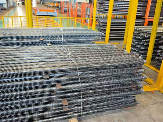 لوله جوش داده شده با فرکانس بالا و پره های مارپیچی سفارشی، عملکرد تبادل حرارت را افزایش می دهد.